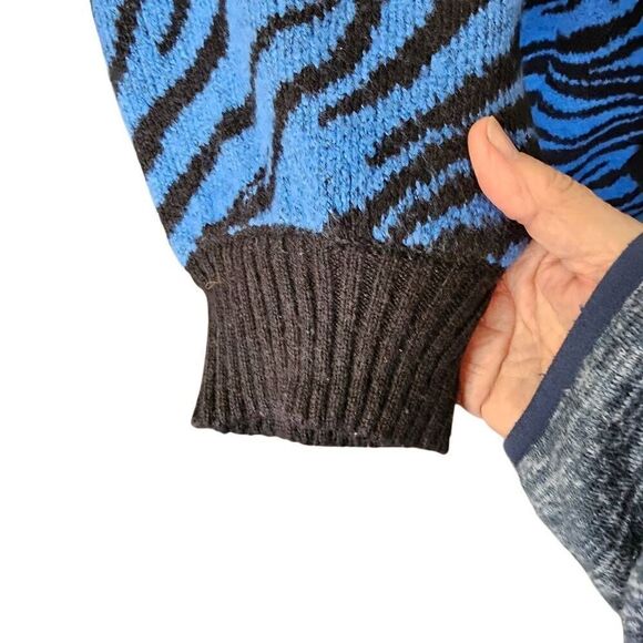 Terra & Sky Women's Open Front Cardigan Animal Print Boho Pockets Oversized Plus - Picture 4 of 8